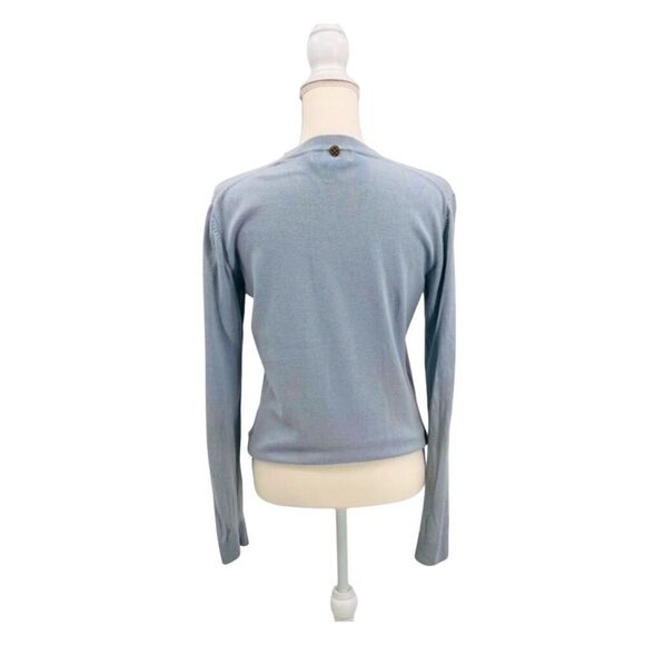 Michael Kors Sweater Light Blue Pullover Size L - Picture 2 of 4